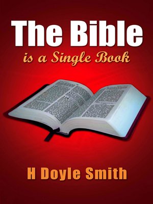 cover image of The Bible is a Single Book